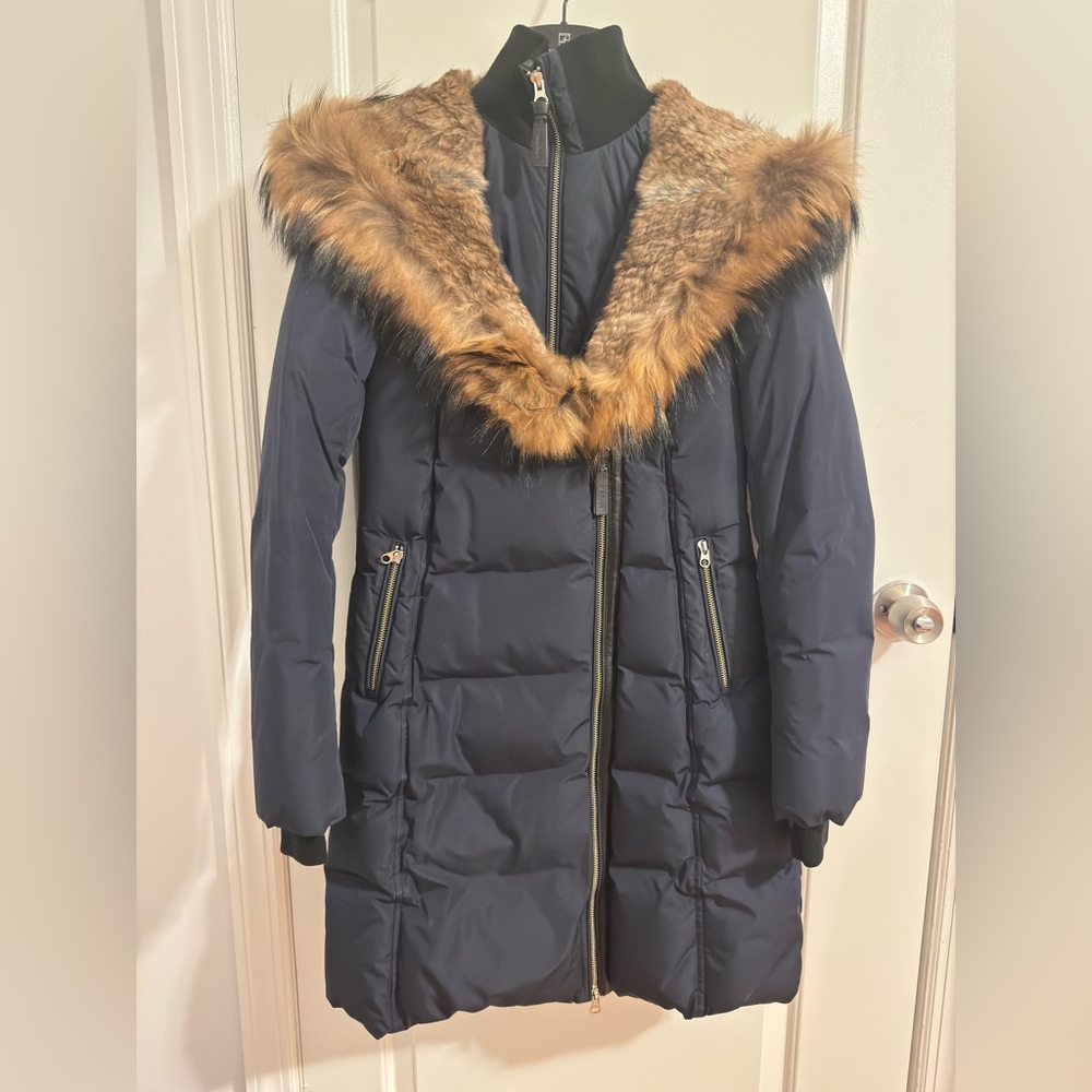 Mackage Women Jacket - TRISH Powder Touch down coat with natural fur